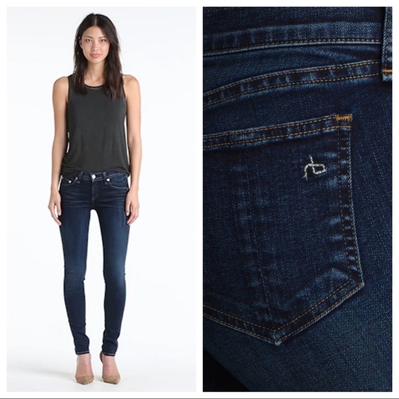 RAG & BONE Kensington Stretch Skinny Jeans - Picture 6 of 15